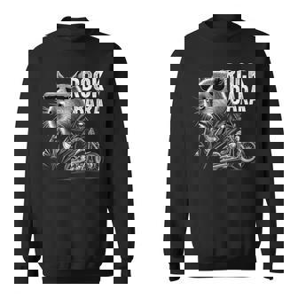 オートバイ げっ歯類 ロック メンズ カピバラ スウェットシャツ - Kawaiitshirt