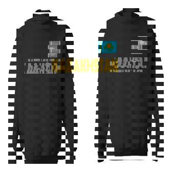 カザフスタン、カザフスタンの国旗、カザフスタンの国旗 長袖tシャツ スウェットシャツ - Kawaiitshirt