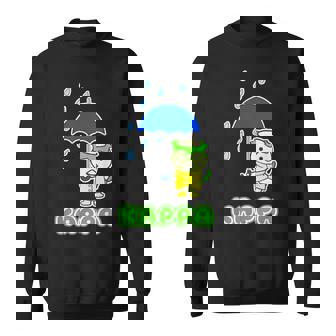 カッパくん『かっぱのカッパ』河童（六月・梅雨・傘）【どうぶつフレンズ】きゅうり 妖怪 かわいい キャラクター スウェットシャツ - Kawaiitshirt