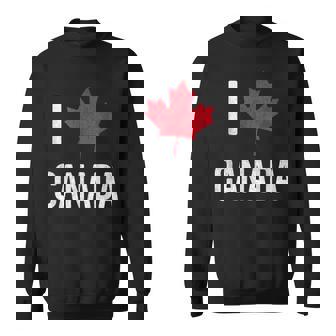 カナダ お土産 I Love Canada スウェットシャツ - Kawaiitshirt