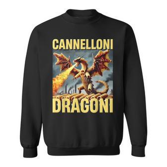 カネロニ・ドラゴニ イタリアン ブレイン モンスターズ Ai パスタドラゴン スウェットシャツ - Kawaiitshirt