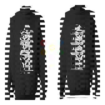 カバラの生命の樹図 スウェットシャツ - Kawaiitshirt