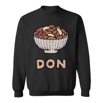 カワイイ 牛丼 和ジャンクフード 牛丼 男女兼用 スウェットシャツ - Kawaiitshirt