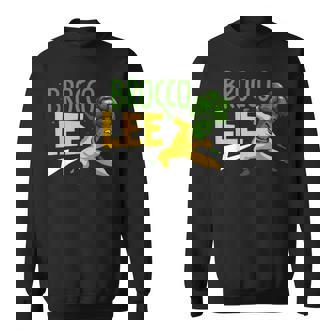 カンフー ブロッコリー ブロッコリー ビーガン 野菜 スウェットシャツ - Kawaiitshirt