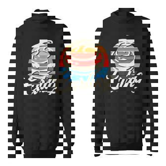 カーリング レトロ ヴィンテージ カーリングストーン スウェットシャツ - Kawaiitshirt