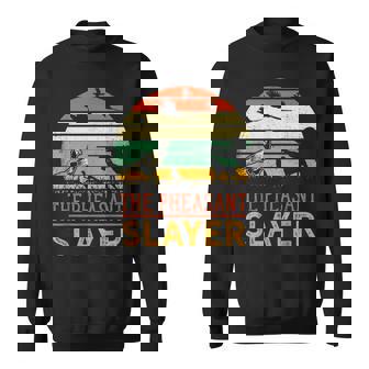 キジの鳥狩り 面白いスレイヤーハンターレトロヴィンテージ スウェットシャツ - Kawaiitshirt