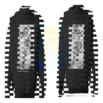 キスエンジェルズ ファーストキス 絵画 天使 キス キューピッド ラブ スウェットシャツ - Kawaiitshirt