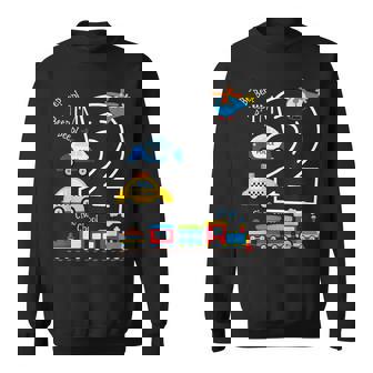 キッズトラック 電車 2歳の誕生日パーティー 幼児 2歳 誕生日 スウェットシャツ - Kawaiitshirt