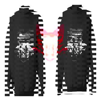 キツネ キツネ 九尾狐シルエット アニメ好き スウェットシャツ - Kawaiitshirt