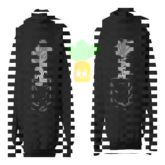 キャロットポケット おもしろキャロットインポケット スウェットシャツ - Kawaiitshirt