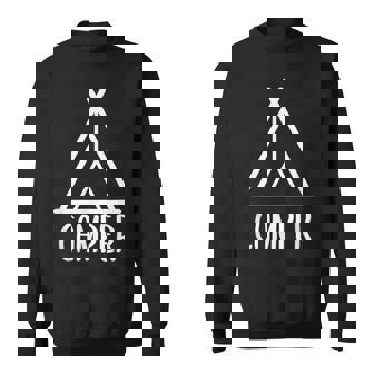 キャンパー キャンプ好き 山好き ハイキング好き 登山好き 海好き アウトドア好き キャンプ スウェットシャツ - Kawaiitshirt