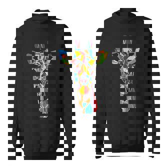 キリン 幾何学 スウェットシャツ - Kawaiitshirt