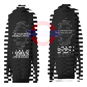 キングスクロス セントパンクラスロンドン地下鉄 スウェットシャツ - Kawaiitshirt