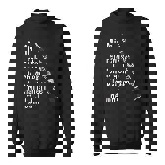 クラリネット クラリネット 楽器のことわざ スウェットシャツ - Kawaiitshirt