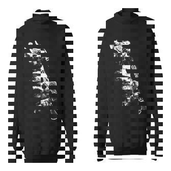 クラリネットを弾く猫 面白い猫ミュージシャン クラリネット教師 スウェットシャツ - Kawaiitshirt