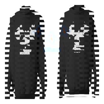 クリオネ『3 スリー』【どうぶつ フレンズ】ポップ ゆるくて かわいい キャラクター スウェットシャツ - Kawaiitshirt