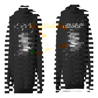 クレイジーバードレディキンカチョウ鳥類学 スウェットシャツ - Kawaiitshirt