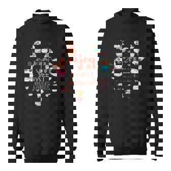 クレヨンしんちゃん かすかべ防衛隊とマカロンしんちゃんのティータイム 長袖tシャツ スウェットシャツ - Kawaiitshirt