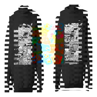 クレヨンしんちゃん アメコミ風のしんちゃん パーティタイム スウェットシャツ - Kawaiitshirt