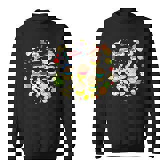 クレヨンしんちゃん フルーツいっぱい！デザートタイム スウェットシャツ - Kawaiitshirt