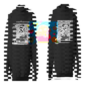 クレヨンしんちゃん 平成ごっこ しんちゃん 長袖tシャツ スウェットシャツ - Kawaiitshirt