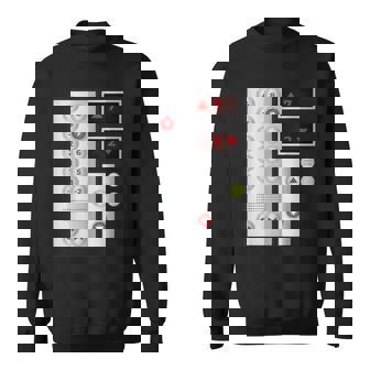 クールなエレベーターボタンアートメンズレディースリフトハロウィンコスチューム スウェットシャツ - Kawaiitshirt