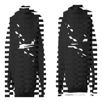 グライダー パイロット 高騰 飛行機 帆船 航空 スウェットシャツ - Kawaiitshirt