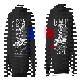 コルマール フランス国旗 Gps座標 コルマール スウェットシャツ - Kawaiitshirt