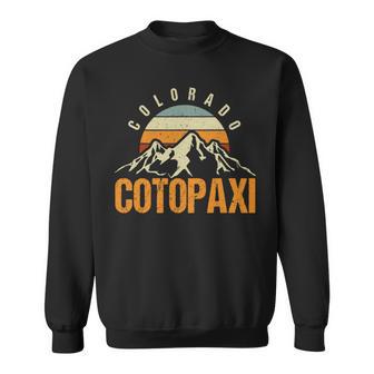 コロラド コトパクシ ヴィンテージ 山岳 ハイキング 野生動物 コロラド 長袖tシャツ スウェットシャツ - Kawaiitshirt