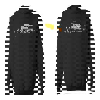 コンクリートミキサー 工事現場 Ecgコンクリートミキサー スウェットシャツ - Kawaiitshirt