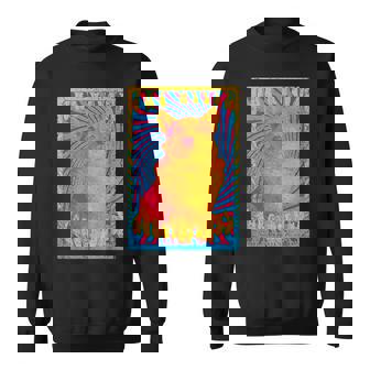 コーギードッグファニーサイケデリック1960年代ウェルシュコーギーペンブローク スウェットシャツ - Kawaiitshirt