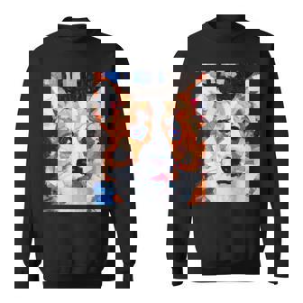 コーギー・ポートレート キュビズム・アート スウェットシャツ - Kawaiitshirt