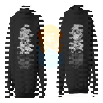 ゴールデンドゥードル 子犬 バッグ かわいい 犬 スウェットシャツ - Kawaiitshirt