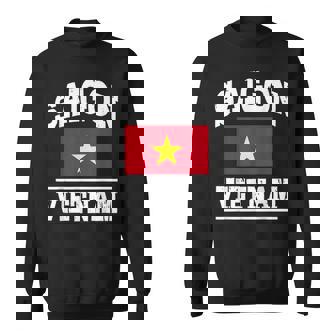 サイゴン ベトナム ホーチミン市 お土産 ベトナム国旗 スウェットシャツ - Kawaiitshirt