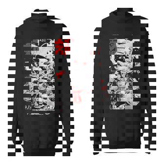 サイバーパンク 宇宙 猫ラーメン 日本のストリートウェア スウェットシャツ - Kawaiitshirt