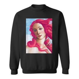 サンドロ・ボッティチェリ作 ピンクの髪の金星 スウェットシャツ - Kawaiitshirt