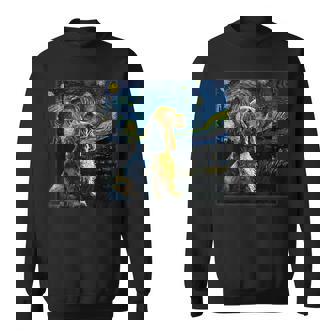 シュルレアリスム 星月夜 イングリッシュコッカースパニエル犬 スウェットシャツ - Kawaiitshirt