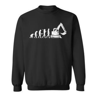 ショベルドライバー進化重機オペレーター スウェットシャツ - Kawaiitshirt