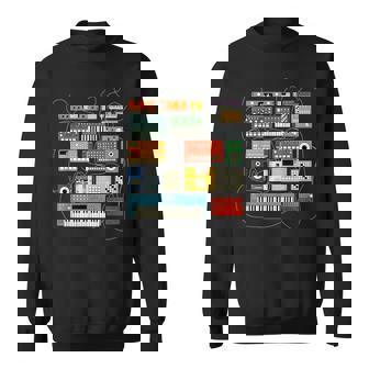 シンセサイザー と エレクトロニック・ミュージシャン と Dj スウェットシャツ - Kawaiitshirt