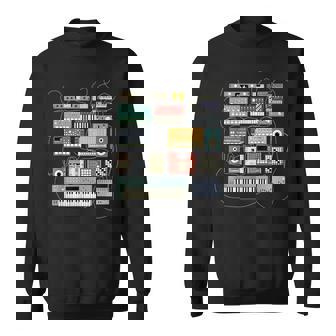 シンセサイザー エレクトロニック・ミュージシャン と Dj スウェットシャツ - Kawaiitshirt