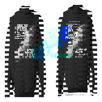 シーラカンス I Exist スウェットシャツ - Kawaiitshirt