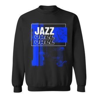 ジャズミュージシャンブルーシート ミュージックブルーノート スウェットシャツ - Kawaiitshirt