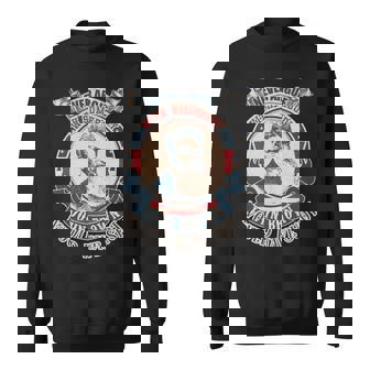 ジョン・ブラウンがヴィンテージを撃っただろう誰かと決して議論しないでください 長袖tシャツ スウェットシャツ - Kawaiitshirt