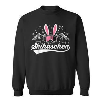スキーポケット スキー ハザル スキー ゴーグル Apres スキー スキー ウサギ スウェットシャツ - Kawaiitshirt