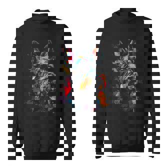 スコティッシュ・テリア 犬 グラフィック ペット アートワーク スコティッシュ・テリア スウェットシャツ - Kawaiitshirt