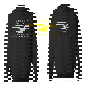 スタートレック オリジナルシリーズ USSエンタープライズプロパティ スウェットシャツ - Kawaiitshirt