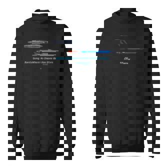 スタートレック 下段デッキ めったにお出かけ スウェットシャツ - Kawaiitshirt