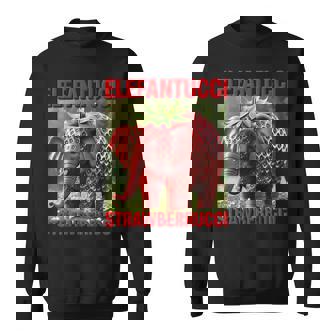 ストロベリーエレファントキッズ ブレイン エレファントゥッチ ストロベルルッチ スウェットシャツ - Kawaiitshirt