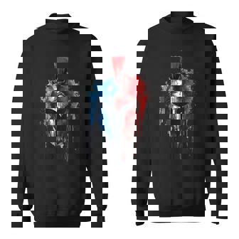 スパルタ スパルタン ファイター ヘルメット ギリシャ レオニダス スパルタ スウェットシャツ - Kawaiitshirt