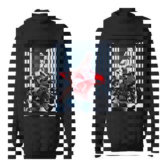 セクシーガールグラフィックtシャツ セクシーなブロンドガール&レッドストリートバイク スウェットシャツ - Kawaiitshirt